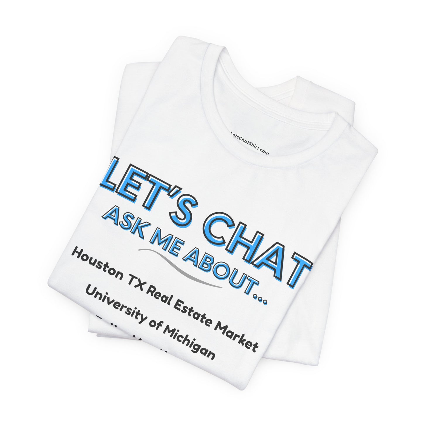 Men's Conversation Starter T-Shirt - Display Your Favorite Topics | Custom Tee